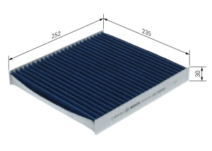 Filtru de interior Bosch A8630, activat cu carbon, 252x235x30 mm - Img 5