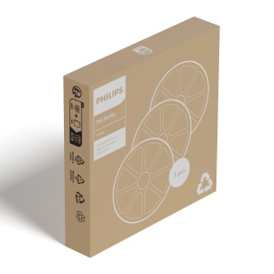 Filtru pentru fantana de apa Philips Pet Series PAW001001 3 bucati alb filtrare multistrat - Img 3