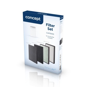 Filtru pentru purificator Concept CA3000, 4 tipuri Katalitic, Carbune, Antibacterian, HEPA 13 - Img 8