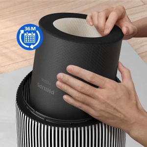 Filtru Philips FY220030 pentru purificator de aer Seria 2200 HEPA NanoProtect Carbon Activ Durata 36 luni - Img 5