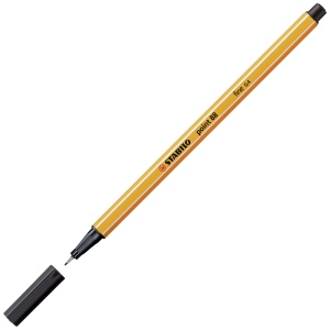 Fineliner STABILO point 88, 0.4 mm, cu capac, design hexagonal, diverse culori - Img 5