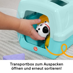 Fisher-Price FP Pets HTW93 Jucarie Sortare Forme si Transport Animale pentru Bebelusi 6 luni - Img 6