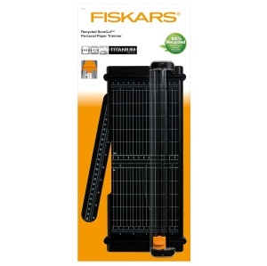 Fiskars Papierschneidemaschine 1004639 A4 Lama din otel inoxidabil titanium NegruPortocaliu - Img 3