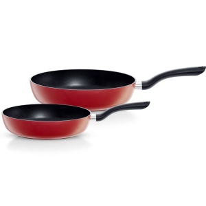 Fissler Cenit Red/Set de tigai din aluminiu acoperit din 2 piese (O 24 cm + O 28 cm), antiaderent - inductie - Img 1