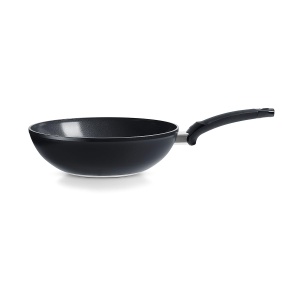Fissler Ceratal Orbit Negru/Wok din aluminiu (O 28 cm, 3,7 L) tigaie mare din ceramica acoperita cu antiaderenta, margine inalta, Fabricat in Germania - Inductie - Img 3