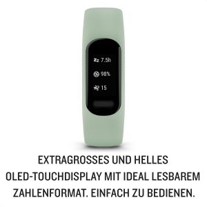 Fitness Tracker Garmin vivosmart 5, OLED Touchscreen, Monitorizare Sanatate - Img 2