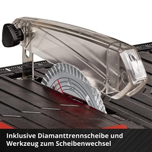 Fliesenschneider Einhell TE-TC 18115 Li-Solo Portabil 18V Turbo-Diamant - Img 11