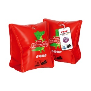 Flotare pentru copii reer myswimbuddy, 11-30 kg, material moale, culoare rosie