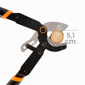 Foarfeca cu anvil Fiskars Ratchet Drive 81,3 cm, capacitate taiere 5,1 cm - Img 6