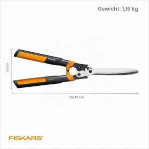 Foarfeca de gradina Fiskars PowerGear2 58,4 cm, negruorange - Img 8