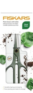 Foarfeca de gradina Fiskars Urban Plant Care, 18.8 cm, din otel inoxidabil reciclat, verdenegru - Img 6
