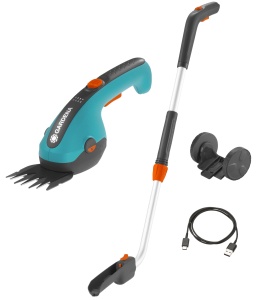 Foarfeca electrica pentru iarba Gardena ClassicCut Li, 8 cm latime, telescopica, cu LED