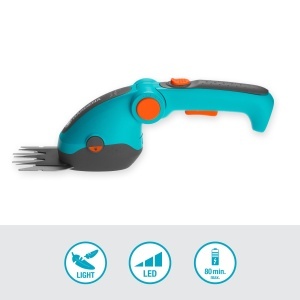 Foarfeca electrica pentru iarba Gardena ComfortCut Li, 8 cm latime taiere, acumulator 3.6V - Img 2