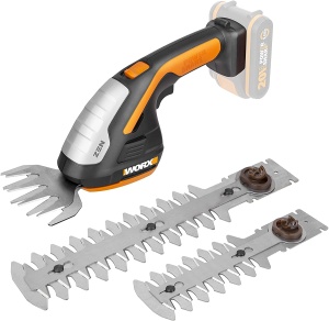 Foarfeca electrica pentru iarba si arbusti WORX WG801E.9, 20V, usoara, cu 3 in 1