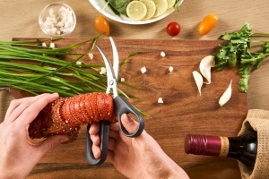 Foarfeca pentru fructe de mare Zyliss cu cracker integrat din otel inoxidabil - Img 5