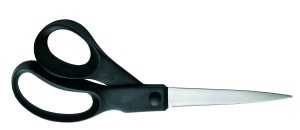 Foarfeca universala Fiskars Essential, 21 cm, otel de calitate, plastic, negru