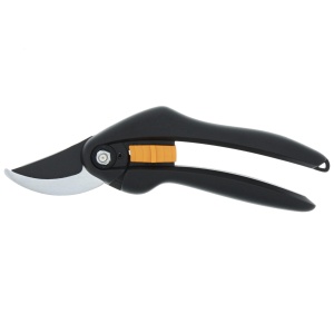 Foarfece de gradina Fiskars Bypass pentru ramuri si crengute proaspete, acoperite cu ecran antiaderent, lame din otel de inalta calitate, lungime: 20 cm, negru/portocaliu, SingleStep, P26, 1000567 - Img 8