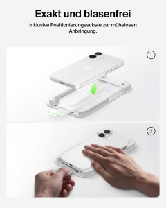 Folie de protectie Belkin ScreenForce InvisiGlass pentru iPhone Air, 9H, antireflexiva - Img 7