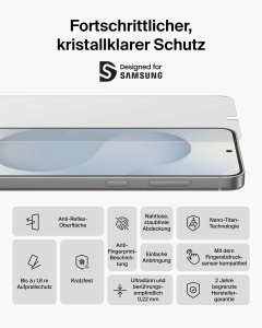 Folie de protectie Belkin Titan EcoGuard pentru Samsung Galaxy S26, anti-reflex, ultra subtire - Img 2