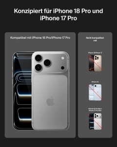 Folie de protectie Belkin Titan SmartShield Pro pentru iPhone 18 Pro 17 Pro, 0.33mm - Img 3