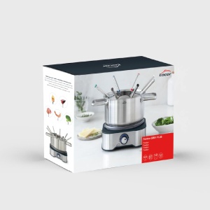 Fondue electric Lacor 69399 1500 W otel inoxidabil 12 L 8 furculite incluse - Img 6