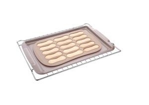 Forma de copt din silicon Tescoma pentru Loffelbiskuits, rezistenta la 230C - Img 3