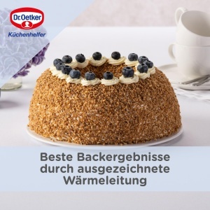 Forma de copt Frankfurter Kranz Dr. Oetker 26 cm Emaille, rezistenta la zgarieturi, albastra - Img 6