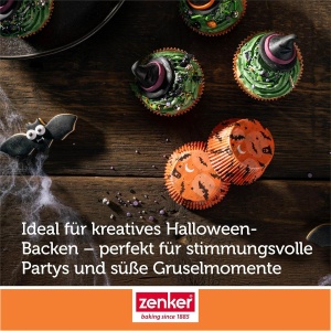 Forma de copt pentru muffins Zenker Halloween, 50 bucati, colorate, FSC - Img 7