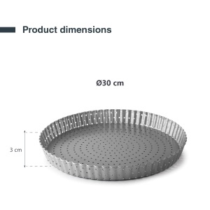 Forma de copt rotunda Lacor 68785 otel carbon antiaderenta 30 cm - Img 2