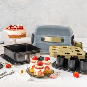 Forma de copt Zenker Bake Go 24x24 cm cu capac transportabil si strat antiaderent - Img 2