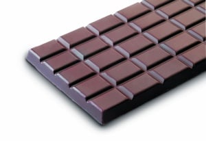 Forma pentru ciocolata Ibili 860500, 18.5 x 9.5 x 2 cm, culoare maro, silicon - Img 2