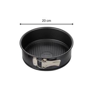 Forma rotunda Zenker Springform O 20 cm Negru Antiaderenta - Img 3