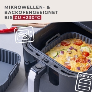 Forma silicon FACKELMANN 45104 pentru friteuza cu aer cald, 15x15 cm - Img 5