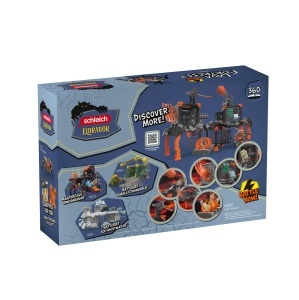 Fortareata de Lava schleich ELDRADOR 42810 83 piese pentru copii de la 6 ani - Img 11