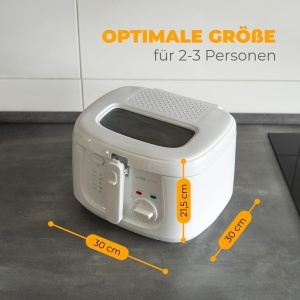 Friteuza Clatronic FR 3771 25L Capacitate Antiaderenta Filtru Miros - Img 6