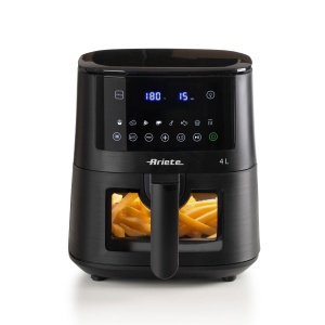 Friteuza cu aer Ariete 4633 4L, 1400 W, capacitate 4L, 9 programe, functie shake si grill, temperatura pana la 200degC, negru - Img 2