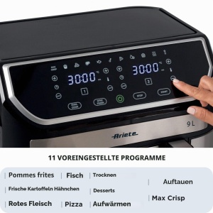 Friteuza cu aer cald Ariete 4625, 9L, 2100W, 11 programe - Img 3