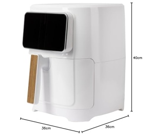 Friteuza cu aer cald Bergner Naturally, 6.9L, 1800W, 8 programe, acoperire ceramica - Img 10