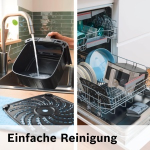 Friteuza cu aer cald Bosch Serie 6 MAF671C0, 7.2L, 7 programe presetate, crem - Img 9