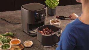 Friteuza cu aer cald Braun MultiFry 3 HF3000, 4,3L, 1500W, Mattschwarz - Img 4