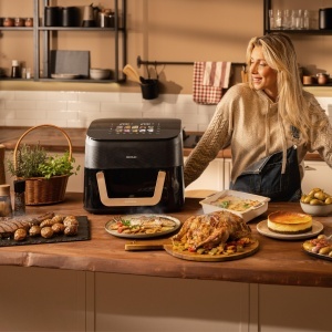 Friteuza cu aer cald Cecotec CecofryGrill Smokin 11000 Plus, 11L, 2900W - Img 4
