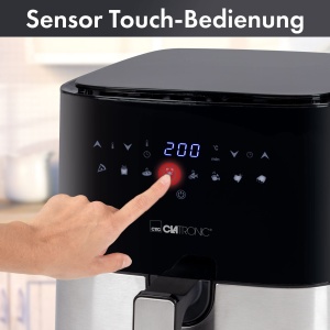 Friteuza cu aer cald Clatronic FR 3782 H, 5L, 1450W, inox - Img 8