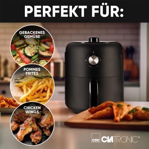 Friteuza cu aer cald Clatronic FR 3816 H, 2,5L, 1000W, cu tehnologie 360 Air-Flow - Img 5