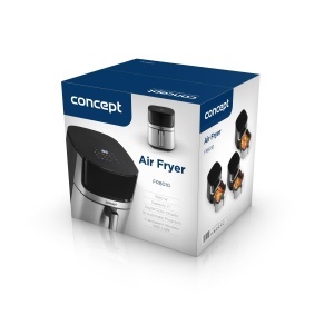 Friteuza cu aer cald CONCEPT FR8010, neagra, 10 programe presetate - Img 7