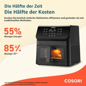 Friteuza cu aer cald COSORI 6,2L, 1700W, 12 functii - Img 7