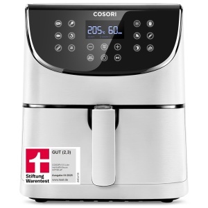 Friteuza cu aer cald COSORI CP158-AF, 5.5L, 11 programe, Alb