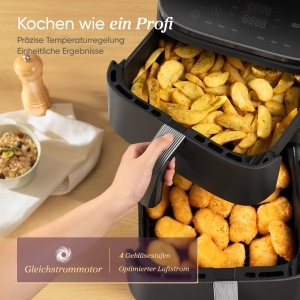 Friteuza cu aer cald Cosori TurboTower Basic, 10.8L, tehnologie TurboBlaze - Img 7