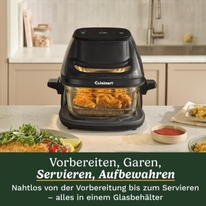 Friteuza cu aer cald Cuisinart 3,8L, cu control tactil si recipient din sticla - Img 2