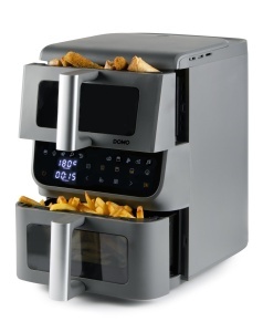 Friteuza cu aer cald DOMO DO550FR, 10L, 2500W, gri