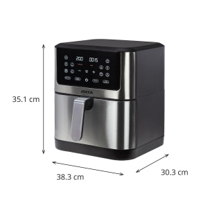 Friteuza cu aer cald JOCCA 8L 1800W Argintie - Img 2